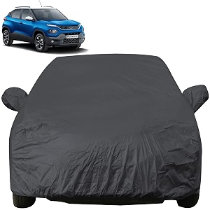 Punch Dustproof Car Cover with Mirror Pockets