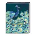 Punch Studio Emerald Peacock Pocket Notepad (46621), Multicolor