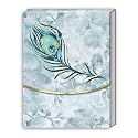 Punch Studio Single Peacock Feather Pocket Notepad (46622)
