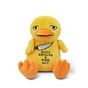 Punchkins Duck Around &amp; Find Out Plush Toy – Funny Duck Stuffed Animal with Knife Graphic, Novelty Gag Gift for Adults