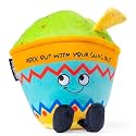 Punchkins Guacamole Plushie - Rock Out with Your Guac Out Cute Guacamole Plush, Gift for Avacado Lovers, Food Plush Toy for Gifting