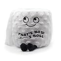 Punchkins Toilet Roll Plushie - That's How I Roll Silly Toilet Paper Plush, Cute &amp; Sassy Plush Toy for Gifting