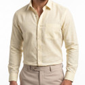 Punekar Cotton Men Regular Fit Solid Spread