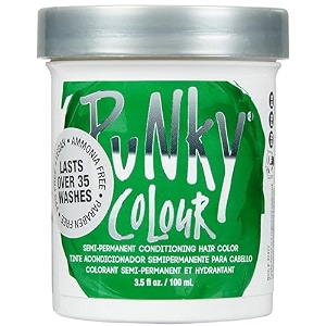 punky apple green semi permanent conditioning hair color vegan ppd and paraben free lasts up to 25 washes 35oz