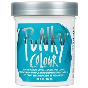 punky jerome russell punky semi permanent hair color conditioning 100ml pack of 1 - turquoise