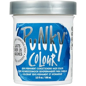 punky jerome russell semi permanent hair color conditioning 100ml - atlantic blue pack of 1