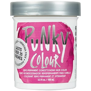 punky jerome russell semi permanent hair color conditioning 100ml - flamingo pink pack of 1