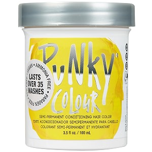 punky jerome russell semi permanent hair color conditioning 100ml - bright yellow pack of 1