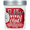 Punky Vermillion Red Semi Permanent Conditioning Hair Color, Vegan, PPD and Paraben Free, lasts up to 25 washes, 3.5oz