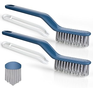 2 in 1 multifunctional seam brush bristles cleaning scrubber brush ideal for cleaning shoe bathroom tile kitchen and other surfaces floor seam brush