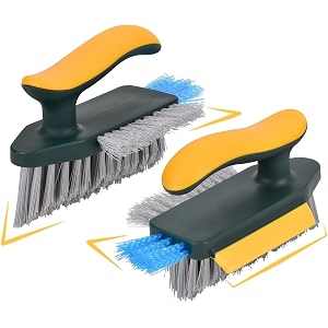 multi-directional hard bristles cleaning scrubber floor brush suitable for cleaning shoe bathroom tile kitchen and other surfaces floor - multicolor 01 pack of 1