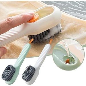 multipurpose scrub brush - multi directional bristles cleaning scrubber brush for cleaning shoe bathroom tile kitchen and other surfaces floor shoe brush