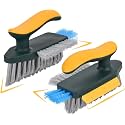 Multi-Directional Hard Bristles Cleaning Scrubber Floor Brush Suitable for Cleaning Shoe, Bathroom Tile, Kitchen and Other Surfaces Floor - Multicolor 01 (Pack of 1)