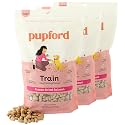 Pupford Freeze Dried Dog &amp; Puppy Training Treats (Salmon, 4 oz, 3 Pack)