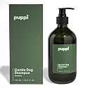 PUPPI Gentle Dog Shampoo (Amberis) | 15.5 fl oz. / 460 ml | Sulfate-Free Dog Wash | Enriched with Aloe Vera and Cucumber Extract | Hypoallergenic Dog Shampoo Sensitive Skin