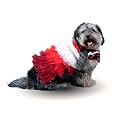 Dog Dress with Lovely Dog Bandana Dog Cloths for Medium Dogs and Large Dogs Like Shish tzu, Labrador, Golden Retriever, Pug and Cat Cloths. (S, Red)