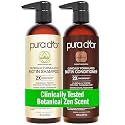 PURA D'OR Clinically Formulated Biotin Shampoo &amp; Conditioner Set, 16 Fl Oz (Pack of 12)