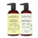 PURA D'OR Gold Label Anti-Thinning Biotin Shampoo & Conditioner, 16.9oz x2