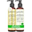 PURA D'OR Gold Label Anti-Thinning Biotin Shampoo & Conditioner, 8oz x2