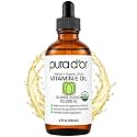 PURA D'OR ORGANIC Vitamin E Oil 70,000 IU Blend for Skin & Face, 4oz