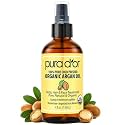 PURA D'OR USDA ORGANIC Moroccan Argan Oil Pure Cold-Pressed Hair &amp; Skin 4oz