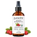 PURA D'OR USDA ORGANIC Rosehip Seed Oil Pure Cold-Pressed for Face, 4 Fl Oz (Pack of 12)