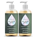 Puracy Organic Hand Soap, For the Professional Hand Washers We've All Become, Moisturizing Natural Gel Hand Wash Soap, Liquid Hand Soap Refills for Soft Skin (12 fl.oz, Cucumber & Mint) 2-Pack