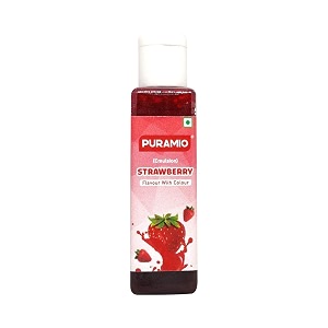puramio strawberry- flavour with colour emulsion 30ml