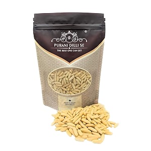 purani dilli se chilgoza giri 1000g  premium aaaaa grade pine nuts kernels amp pine seeds  exotic pine nut dry fruits rich in protein healthy fats amp nutrients  ready to eat chilgoza for snacking cooking amp gifting