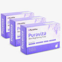 PuraVita Kojic Acid Soap with Glutathione for