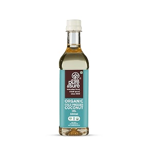 pure amp sure organic coconut oil 500ml white