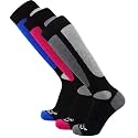 Pure Athlete Value Ski and Snowboarding Socks - Cold Weather Socks for Skiing