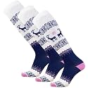 Pure Athlete Warm Wool Ski Socks Winter – Women Skiing Merino Snowboard Pack Men