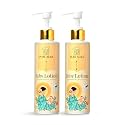 Pure Aura Baby Moisturising Lotion, Pack of 2 | Ayurvedic Deep Hydration for Dry &amp; Delicate Baby Skin | Coconut Oil, Almond Oil &amp; Neem | Lightweight &amp; Non-Sticky | 200ml each