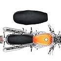 Pure Biking Black Plain Seat Cover Compatible with RE Interceptor 650