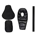 Pure Biking Black Seat Cover Tank Cover +Rear Foam Combo Set of 4 Compatible with Classic 350/500cc (2012-2020 Models)