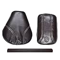 Pure Biking Bown Seat Cover with Rear Foam Combo Set of 3 Compatible with Classic 350/500cc (2012-2020 Models)
