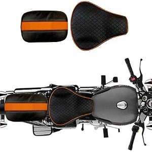 pure biking seat cover diamong with extra foaming compatible with classic 350500cc 2012-2020 models