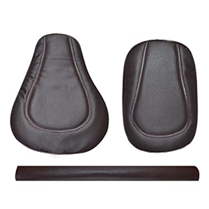 pure biking split seat cover with rear foam combo set of 3 compatible with classic 350500cc 2012-2020 models