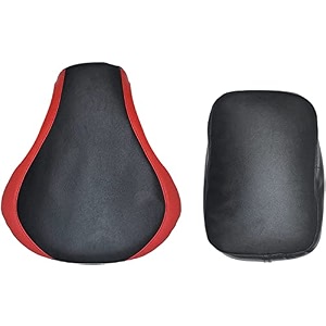 pure biking classic seat cover black amp red compatible with re classic 350500cc 2012 to 2020
