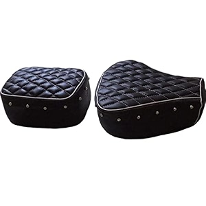 pure biking seat cover black dimond style button compatible with re classic 350500 cc 2012-2020 models