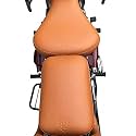 Pure Biking Split Seat Cover Tan with Foaming Compatible with RE Classic 350/500 CC (2012 to 2020 Models)