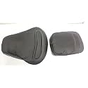 Pure Biking Split Seat Cover Black Compatible with RE Classic 350CC 500CC(2012 to 2020 Models)