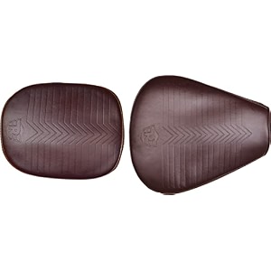 pure biking seat cover brown compatible with reborn classic 350cc 2021 to 2025