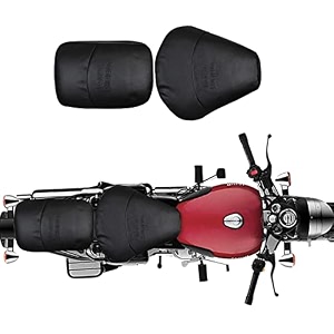 pure biking seat cover with foaming black compatible with classic 350cc 500cc 2012-2020 models