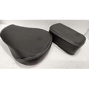 pure biking seat cover black front amp rear compatible with re classic 350500 cc 2012-2020 models