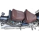 Pure Biking Seat Cover Brown with Heavy Foaming Compatible with Classic 350cc, 500cc (2012-2020 Models)