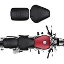 Pure Biking Seat Cover with Foaming Black Compatible with Classic 350cc, 500cc (2012-2020 Models)