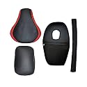 Pure Biking Seat Cover with Tank Cover + Back Rest Foam Combo Set Compatible with RE Classic 350/500cc 2012 to 2020