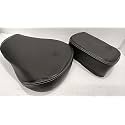 Pure Biking Seat Cover Black Front &amp; Rear Compatible with RE Classic 350/500 CC (2012-2020 Models)